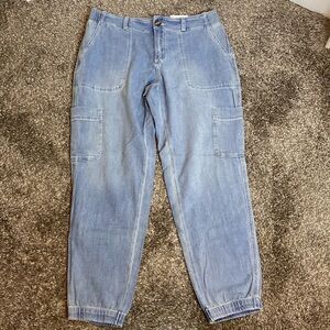 Sonoma Women’s Mid Rise Denim Joggers sz 10 NWT